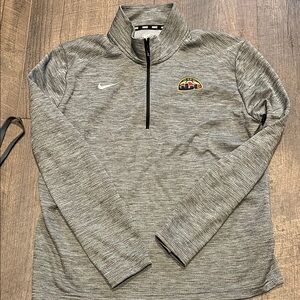 Nike men’s long sleeve half zip Denver nuggets shirt